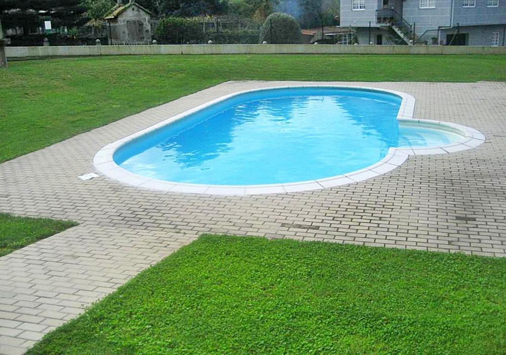 Adosado Con Piscina En Pontevedra Villa Esterno foto